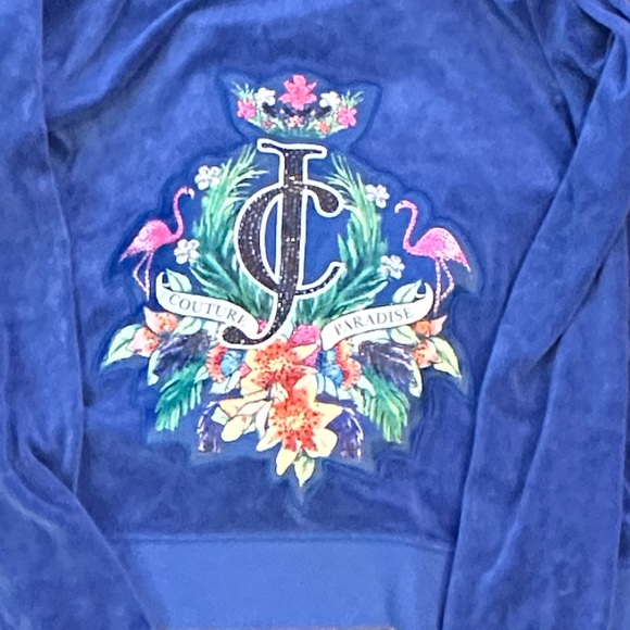 WOW POSHMARK - Authentic Juicy Couture Velour Embroidered Jacket - Picture 12 of 14